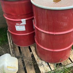 55 Gal Metal Drums./ Burn Barrels. 