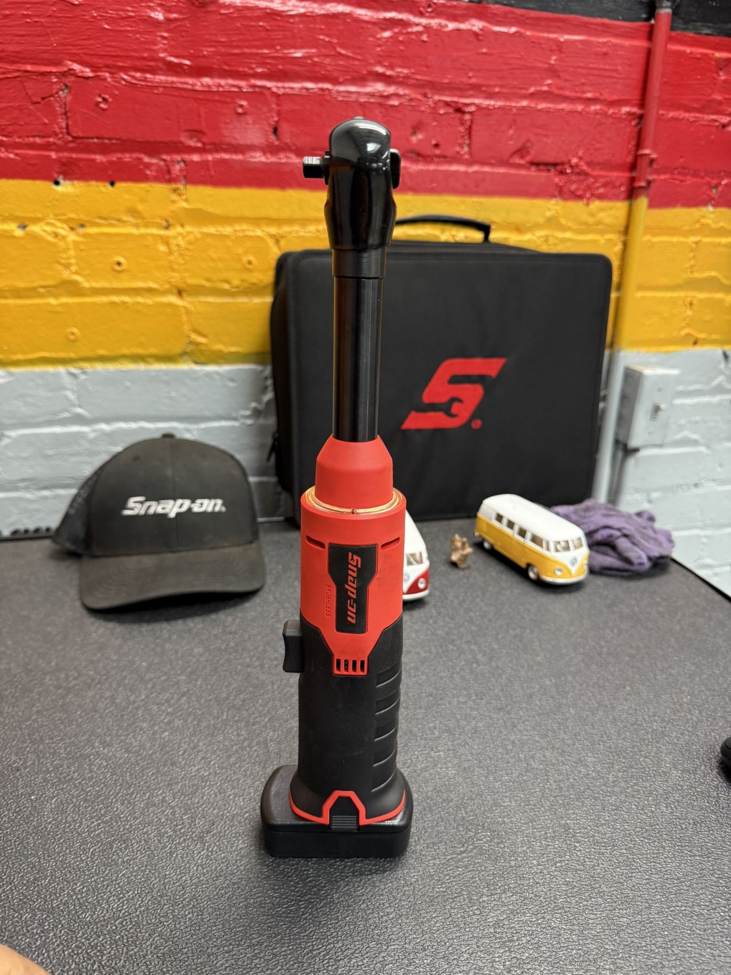 Snap On 1/4 Long Neck Electric Ratchet