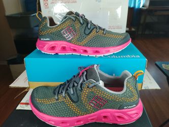 Columbia Womens Drainmaker II BL2552-028 Gray Hiking Shoes Sneakers Size 10.5