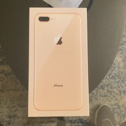 iPhone 8 Plus Rose Gold Box