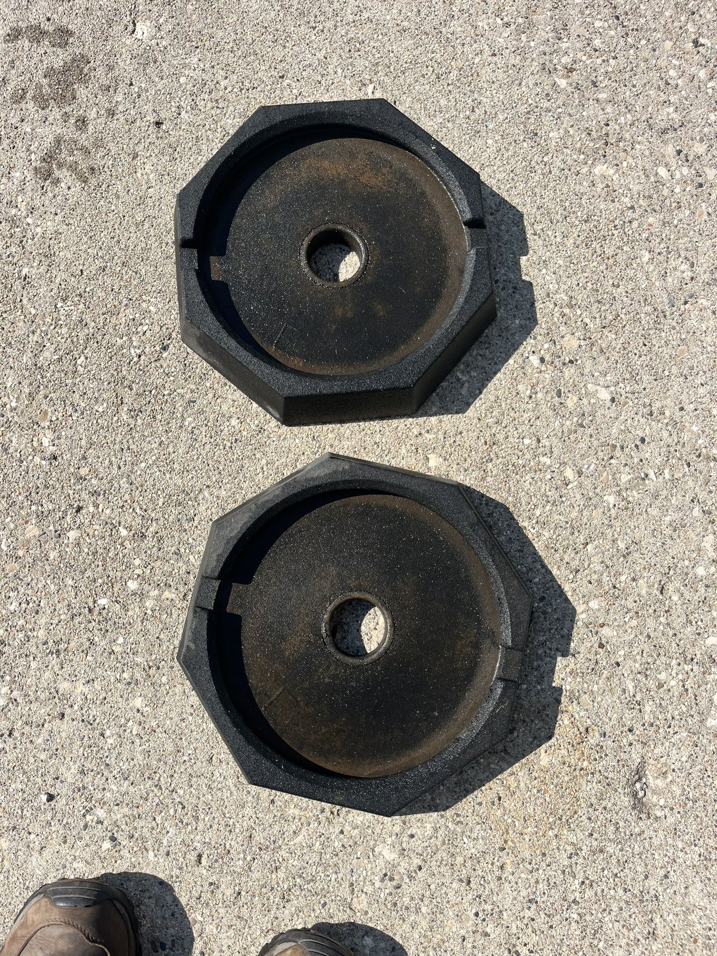 2  10” Snap Pads