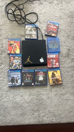 PS4 with games