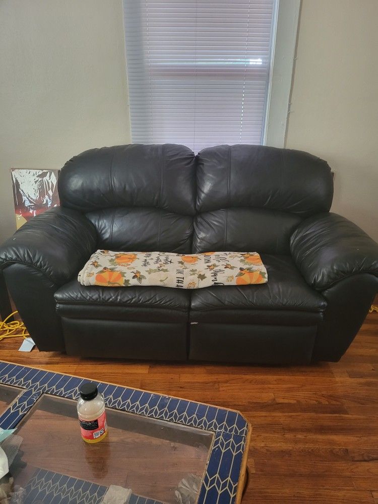 Leather Sofa Set