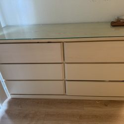 Tan Dresser