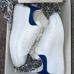Alexander McQueen Oversized  Sneaker White Paris Blue Men’s size 8