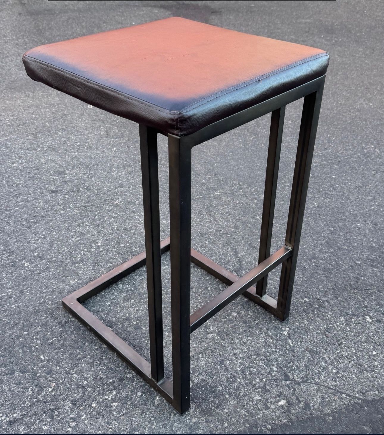 Brown counter bar stools