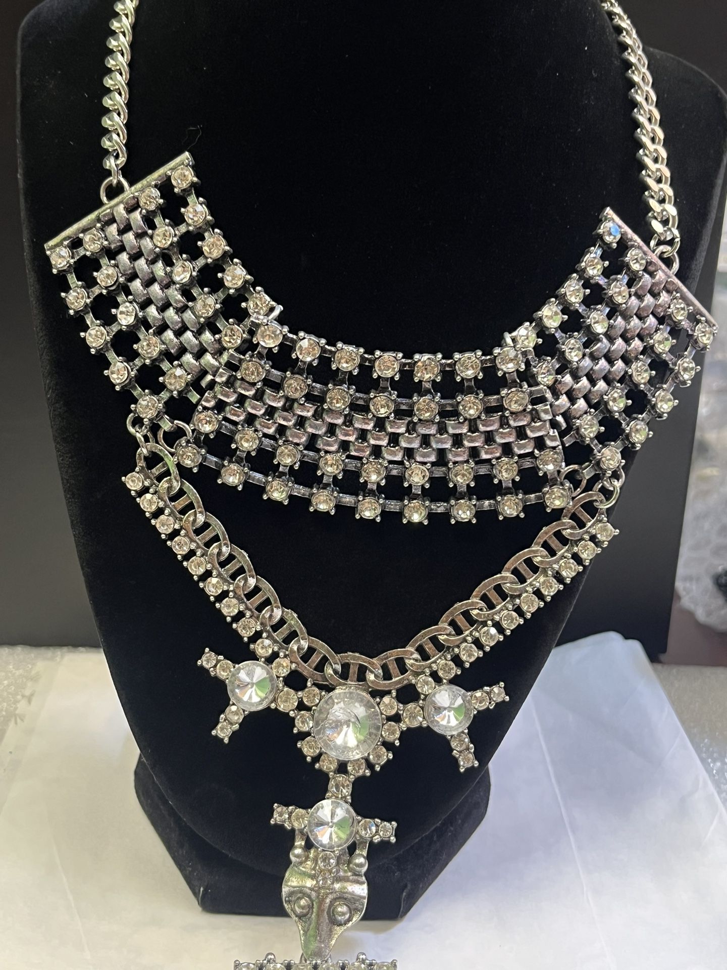 Fashion Design Bridal Jewelry Vintage Neck Bib Collar Chokers Statement Necklaces