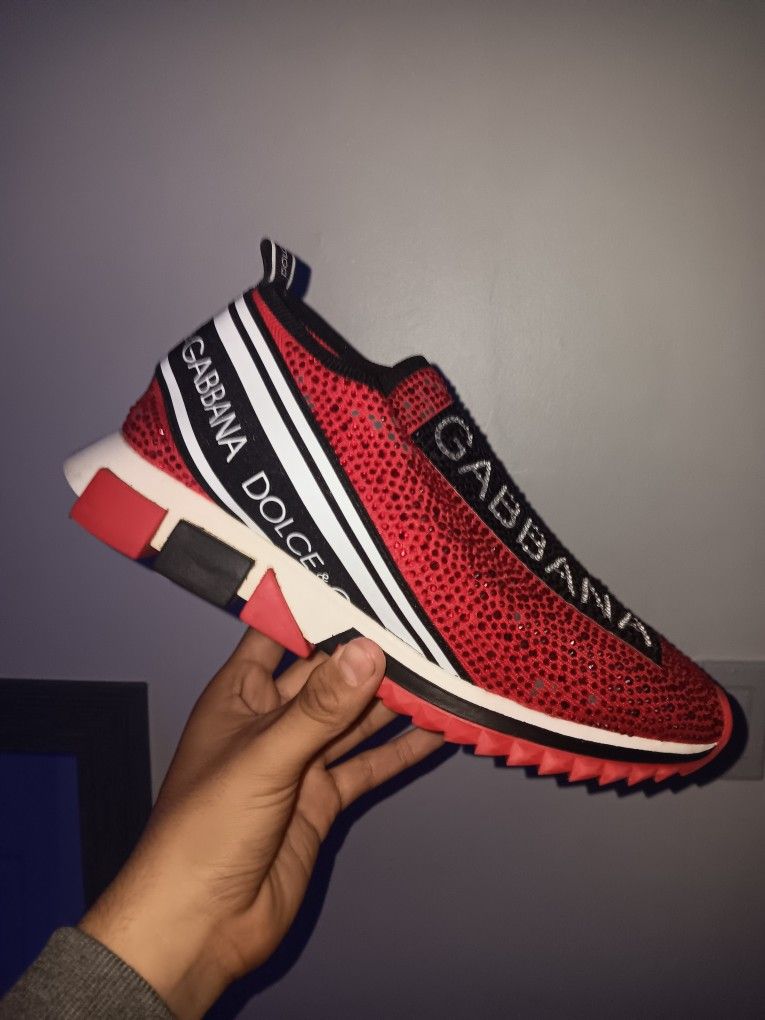 Dolce And Gabbana Sorrento Sneakers Red Gabbana Sorrento Sneakers