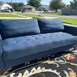 Blue Sofa Free Delivery 