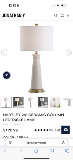 Jonathan Y Ceramic Table Lamp- Hartley 29”