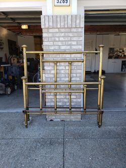 Antique Double Sized Brass Bed Frame