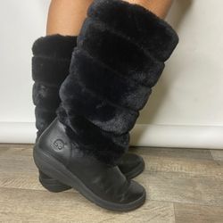 Timberland High Winter furry Black Boots