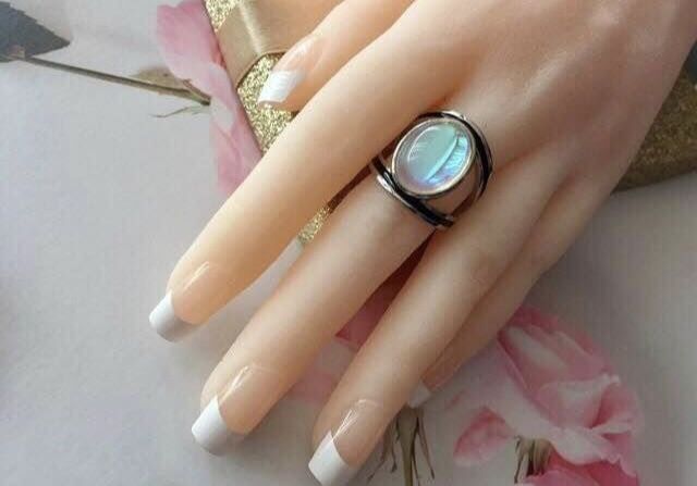 Moonstone Ring, Size 9