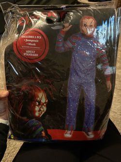 Chucky Halloween Costume Adult Standard
