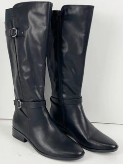 Naturalizer Sahara Riding Boots Women’s Black Size 6 M, #159