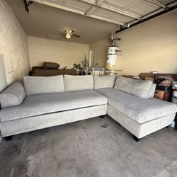 Gray Sectional Couch