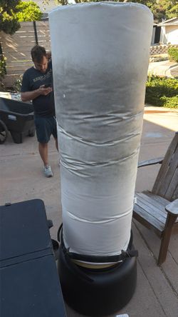 Standing heavy bag