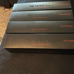 Nespresso Pods - Decaf  Or Half Caf 