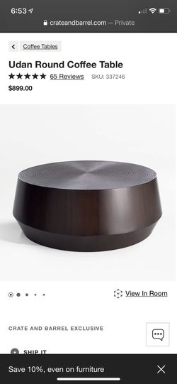 Crate And Barrel Coffe Table