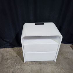 Modern Single 2-Drawer Nightstand 