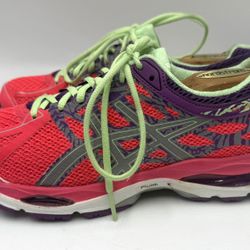 ASICS Gel-Kayano 21 Women’s Running Shoes Size 8 (EU 39.5) Pink Purple Green T5E9N