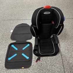 Graco Turbo booster LX and Munchkin Brica Elite Seat Guardian Car Seat Protector 
