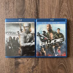 G.I. Joe - Rise of the Cobra & G.I. Joe - Retaliation Blu-Ray & DVD Movies