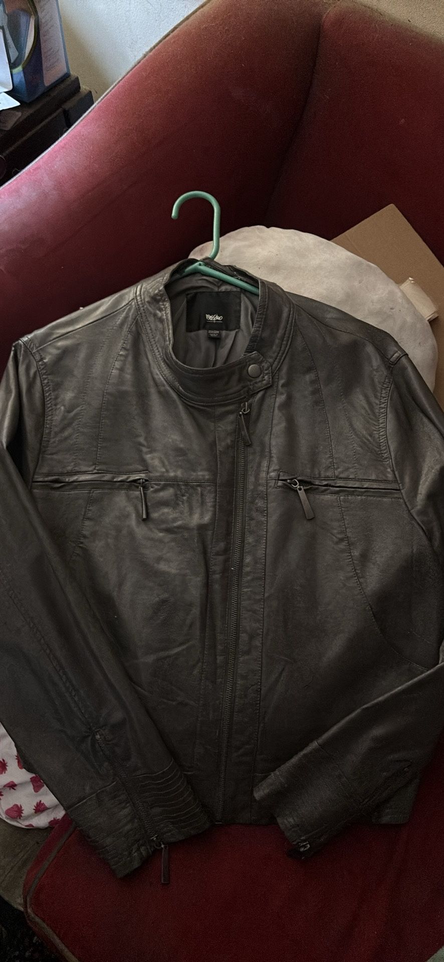 NWOT Mossimo Vegan Leather Coat Size (20-22)