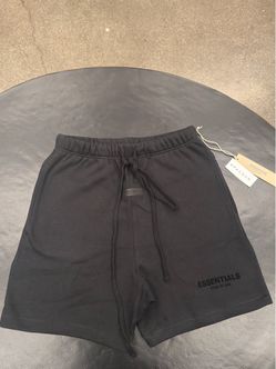 Fear Of God Essentials Black Shorts