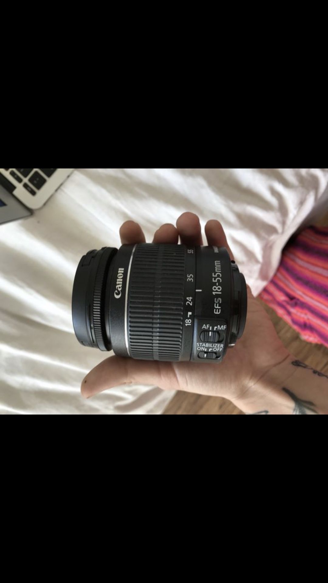 Canon camera lense