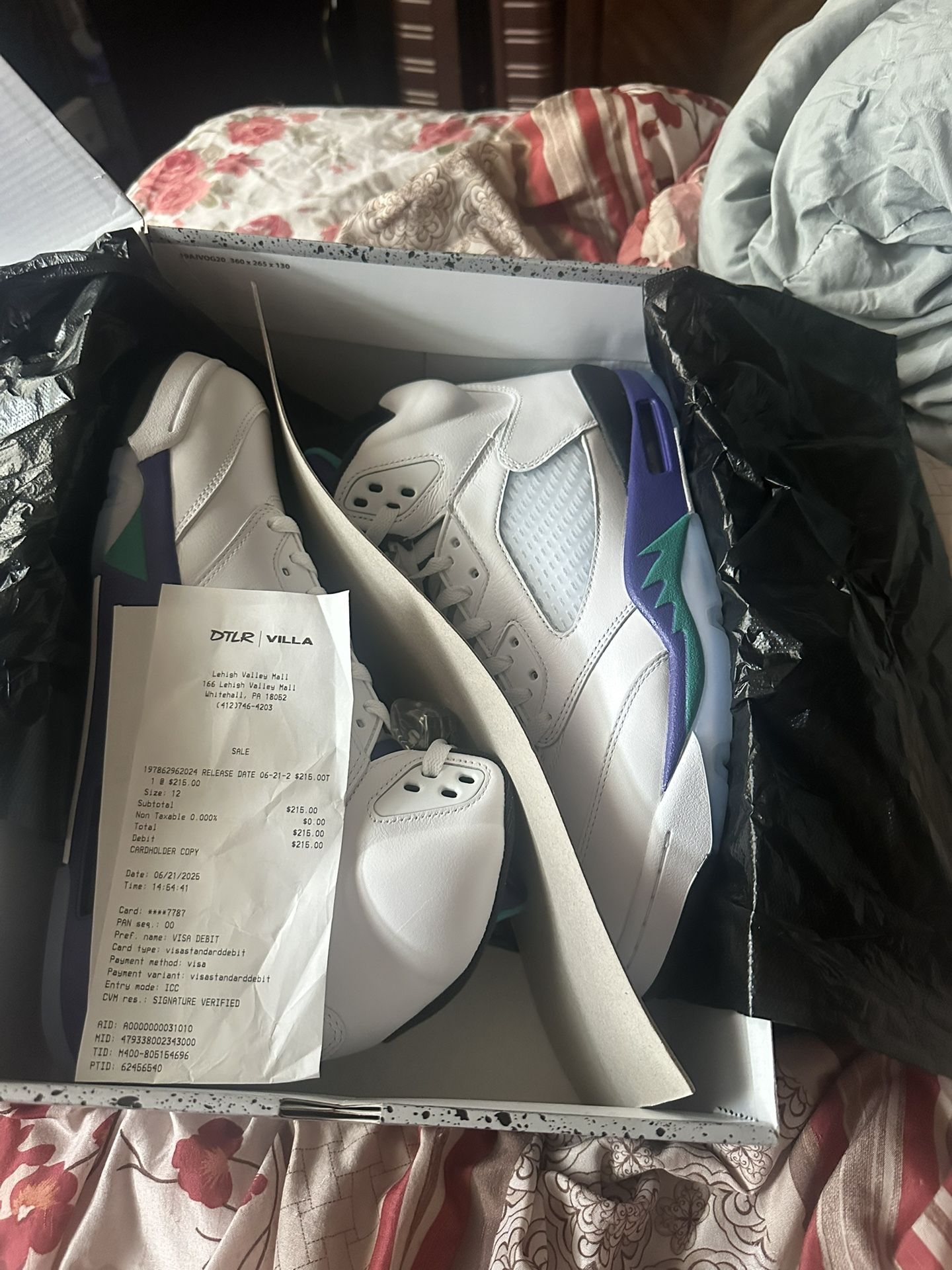 Air Jordan 5 GRAPES 2025