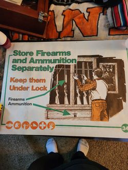 Hunter Safety Posters From The 80s ,3.00 Each