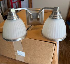 Multiple lights, stainless steel for bathroom and bedroom