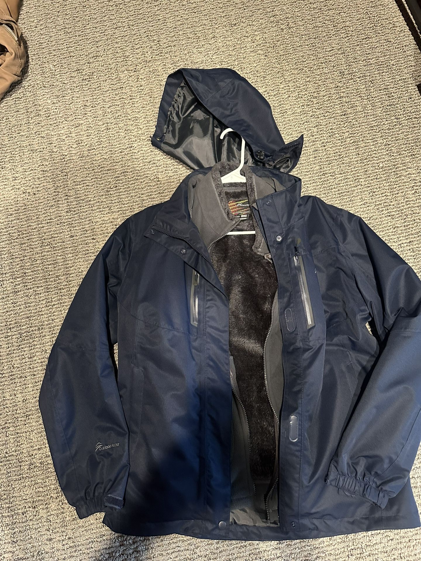 Navy blue Outdoor Master ski jacket
