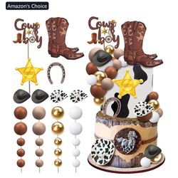 Cowboy Cake Toppers 