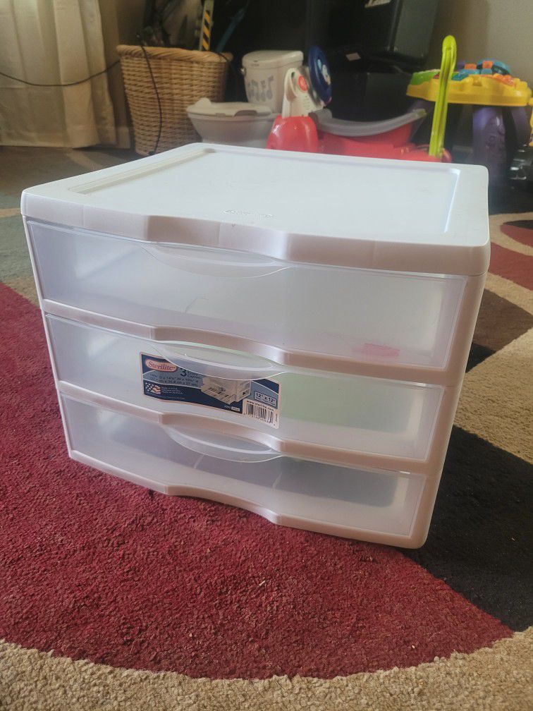 New 3 Drawer Storage Container 