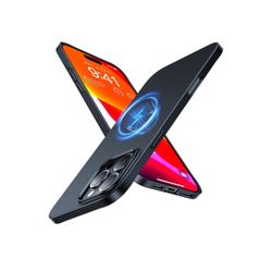 TORRAS Magnetic Slim-Fit for iPhone 16 Pro Max Case, Ultra-Thin 16 ProMax Phone Case Compatible with MagSafe, Light Anti-Scratch Matte Hard PC Bayer 6