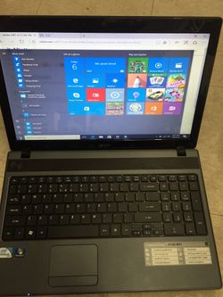 Acer Aspire like new, 2.0ghz intel Pentium, 320gb hdd 4gb ram, webcam WiFi office antivirus