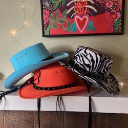 HATS for Sale! Various Sizes! Cowboy/Cowgirl Costume