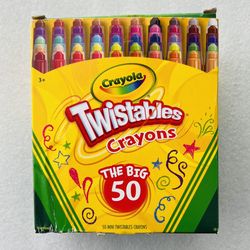 NEW Crayola Twistables Crayons The Big 50