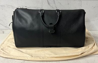Louis Vuitton Keepall Bandoulière 50 Taiga Leather Bag