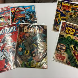 15 Comics Some vintage Batman, Iron Man