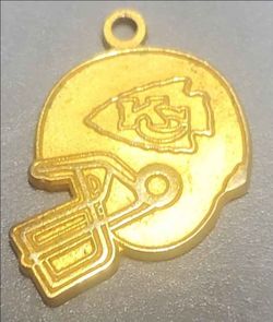 Vintage 1998 Kansas City Chiefs Helmet Charm / Pendant - Peter David Inc