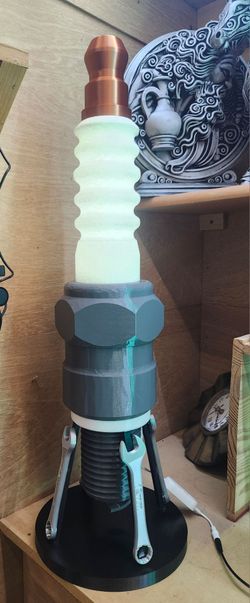 Sparkplug Lamp
