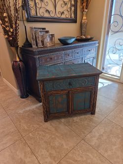 Rustic side table