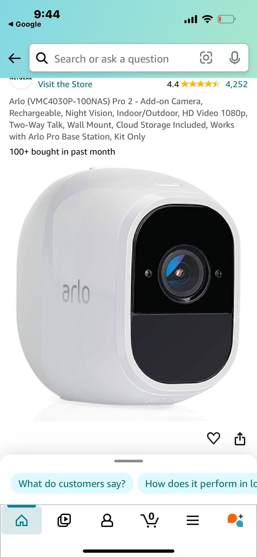Arlo Pro Netgear Arlo Amazon Arlo Pro Wireless Security Camera