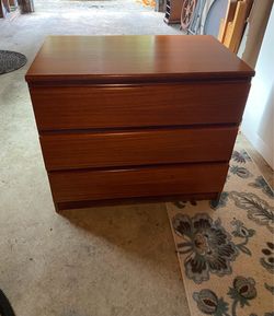 3 Drawer MCM Danish Teak Dresser