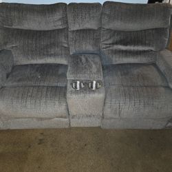 Hewitt Reclining Loveseat with USB / Outlets