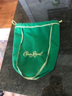 crown royal GREEN bag