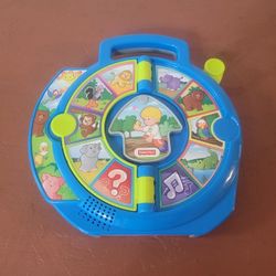 Fisher Price Little People World Of Animals See 'n Say With 2 Pages  